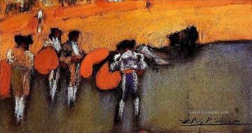 Kurse de taureaux Corrida 1900 Kubismus Ölgemälde